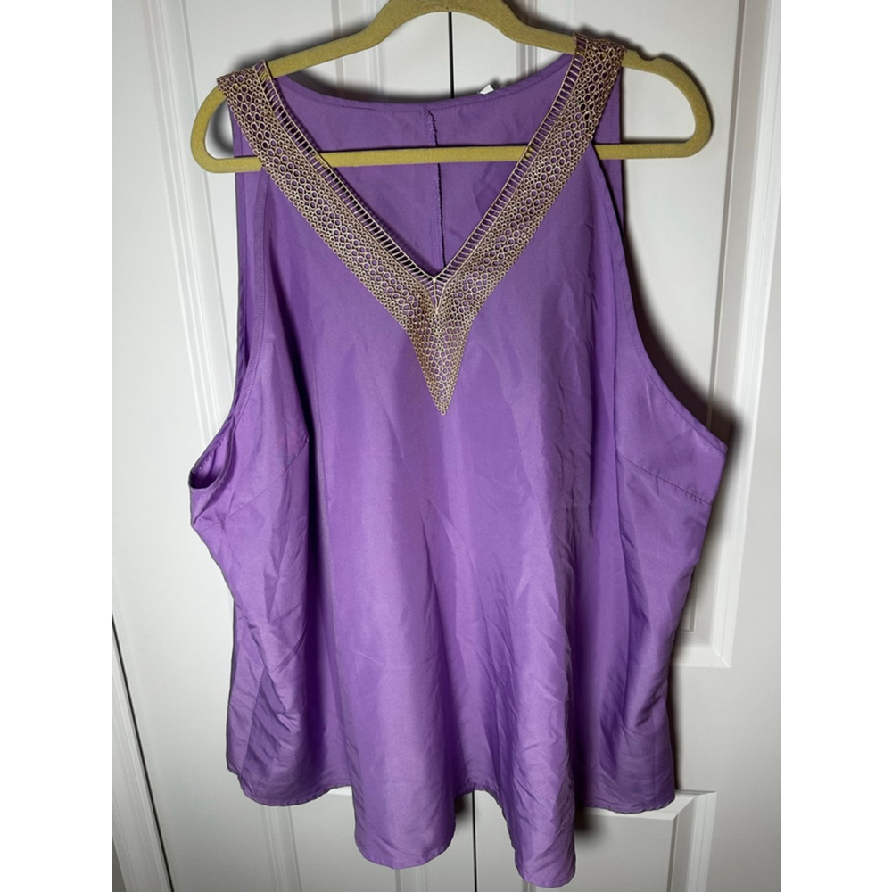 Purple Gold Tank Top 5X